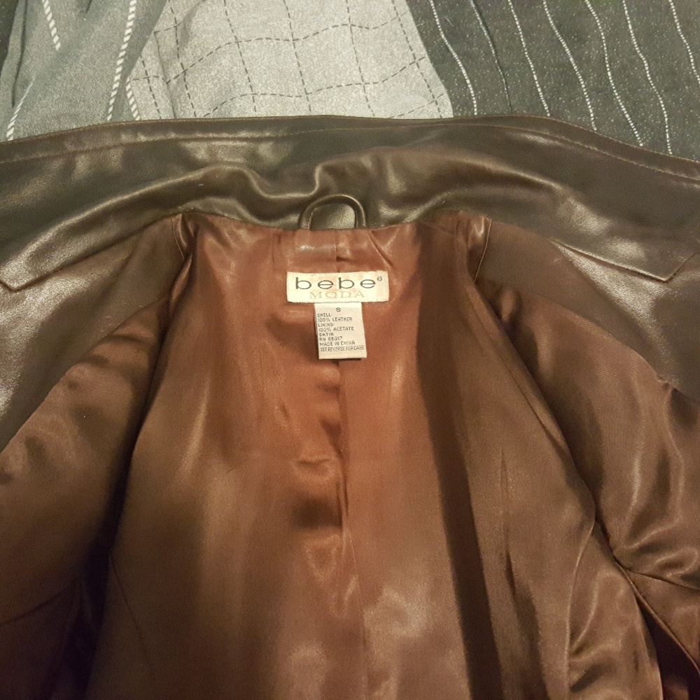 Bebe Leather Jacket - image 3